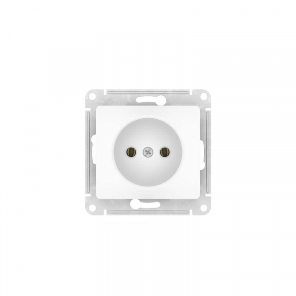 Розетка Glossa 16А без заземл. быстрозажим. клем. механизм бел. SE GSL000141S ТехноИмпульс