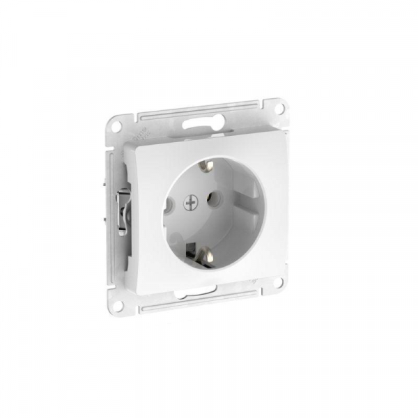 Розетка Glossa 16А с заземл. быстрозажим. клем. механизм бел. SE GSL000143S ТехноИмпульс