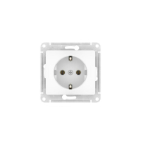 Розетка Glossa 16А с заземл. быстрозажим. клем. механизм бел. SE GSL000143S ТехноИмпульс