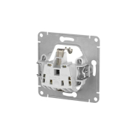 Розетка Glossa 16А с заземл. защ. шторки быстрозажим. клем. механизм беж. SE GSL000245S ТехноИмпульс