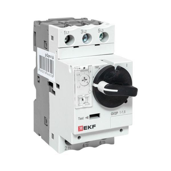 Выключатель автоматический для защиты двигателя GV2P 1-1.6А EKF gv2pm-1.6 ТехноИмпульс