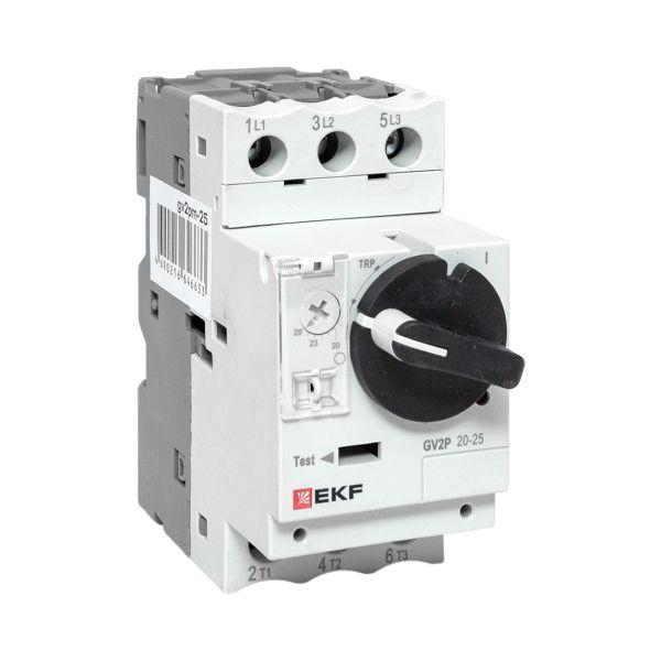 Выключатель автоматический для защиты двигателя GV2P 20-25А EKF gv2pm-25 ТехноИмпульс