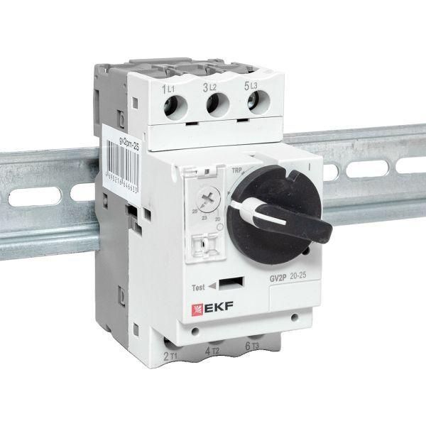 Выключатель автоматический для защиты двигателя GV2P 20-25А EKF gv2pm-25 ТехноИмпульс