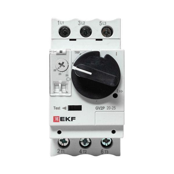 Выключатель автоматический для защиты двигателя GV2P 20-25А EKF gv2pm-25 ТехноИмпульс