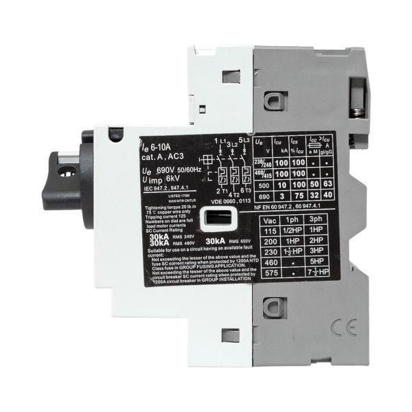 Выключатель автоматический для защиты двигателя GV2P 6.3-10А EKF gv2pm-10 ТехноИмпульс