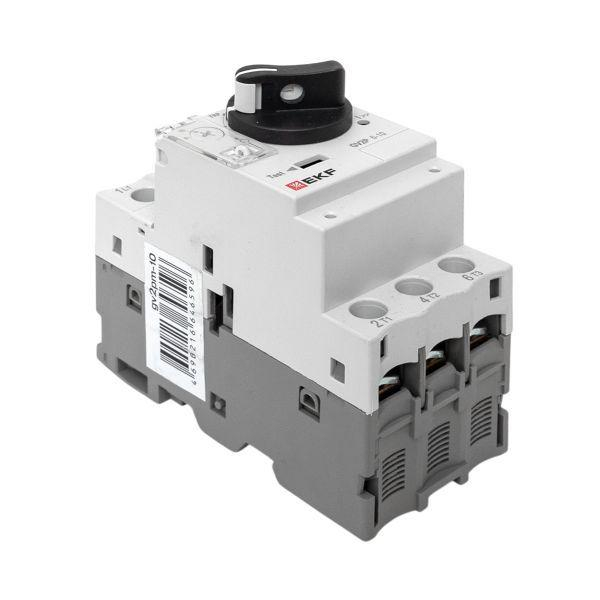 Выключатель автоматический для защиты двигателя GV2P 6.3-10А EKF gv2pm-10 ТехноИмпульс