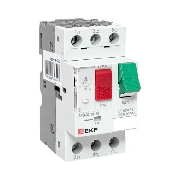 Выключатель автоматический для защиты двигателя АПД-32 24-32А EKF apd-me-32 ТехноИмпульс