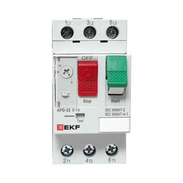 Выключатель автоматический для защиты двигателя АПД-32 9-14А EKF apd-me-14 ТехноИмпульс