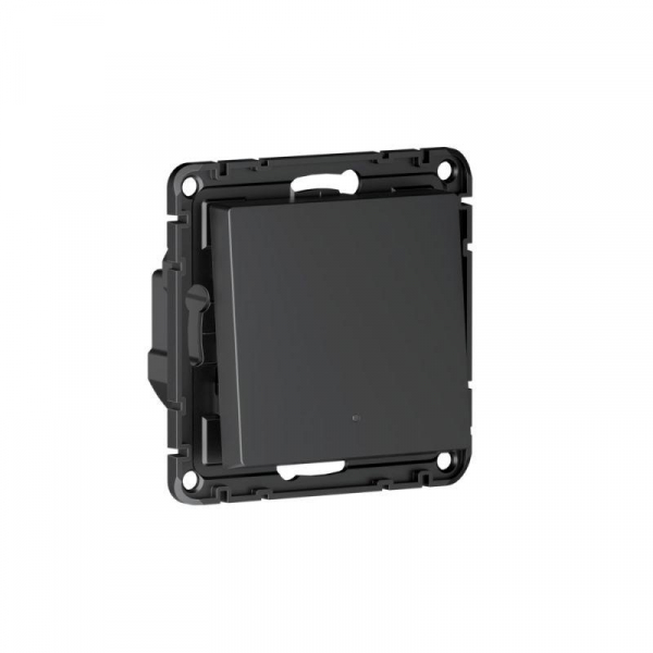 Выключатель 1-кл. AtlasDesign Smart 10А (сх. 1) L+N с подсветкой Zigbee механизм карбон SE ATN001013Z ТехноИмпульс