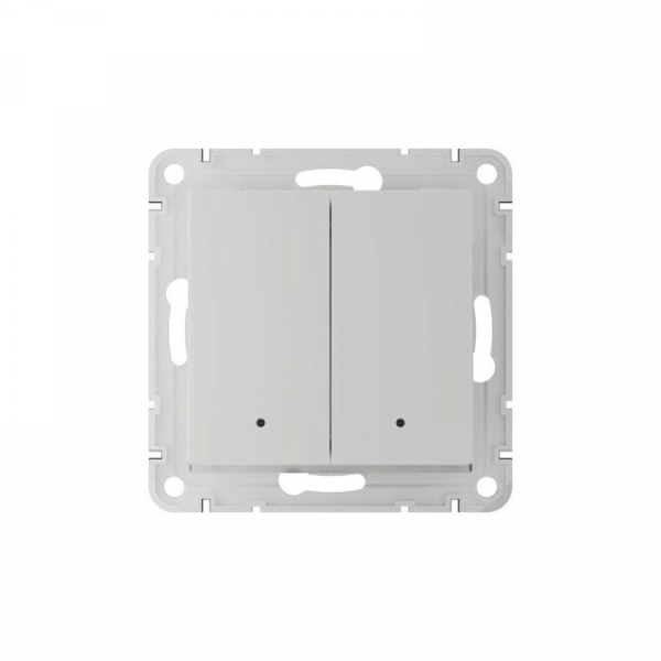 Выключатель 2-кл. AtlasDesign Smart 10А (сх. 5) L+N с подсветкой Zigbee механизм бел. SE ATN000153Z ТехноИмпульс
