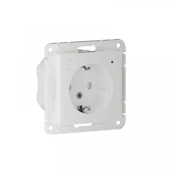 Розетка AtlasDesign Smart 16А L+N с заземл. защ. шторки Zigbee механизм бел. SE ATN000145Z ТехноИмпульс
