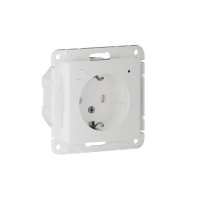 Розетка AtlasDesign Smart 16А L+N с заземл. защ. шторки Zigbee механизм бел. SE ATN000145Z ТехноИмпульс