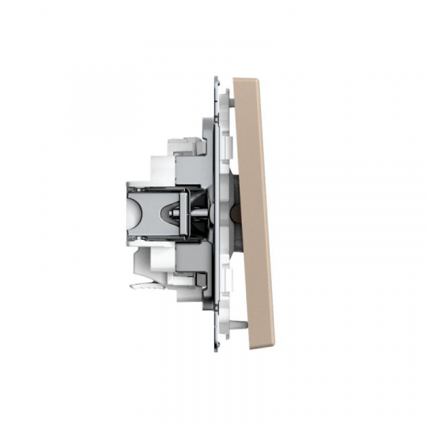 Выключатель 1-кл. ArtGallery 10AX быстрозажим. клем. механизм песочн. SE GAL001211S ТехноИмпульс