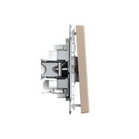 Выключатель 1-кл. ArtGallery 10AX быстрозажим. клем. механизм песочн. SE GAL001211S ТехноИмпульс