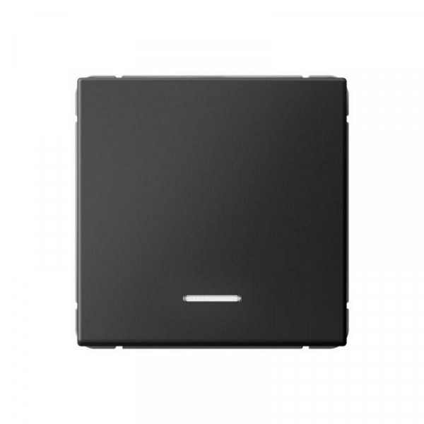 Выключатель 1-кл. ArtGallery 10AX с подсветкой быстрозажим. клем. механизм базальт SE GAL001413S ТехноИмпульс