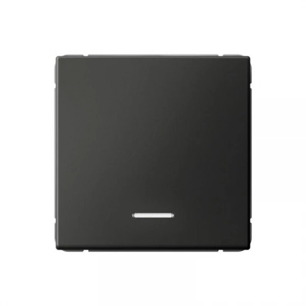 Выключатель 1-кл. ArtGallery 10AX с подсветкой быстрозажим. клем. механизм базальт SE GAL001413S ТехноИмпульс