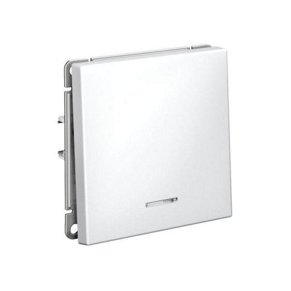 Выключатель 1-кл. ArtGallery 10AX с подсветкой быстрозажим. клем. механизм бел. SE GAL000113S ТехноИмпульс