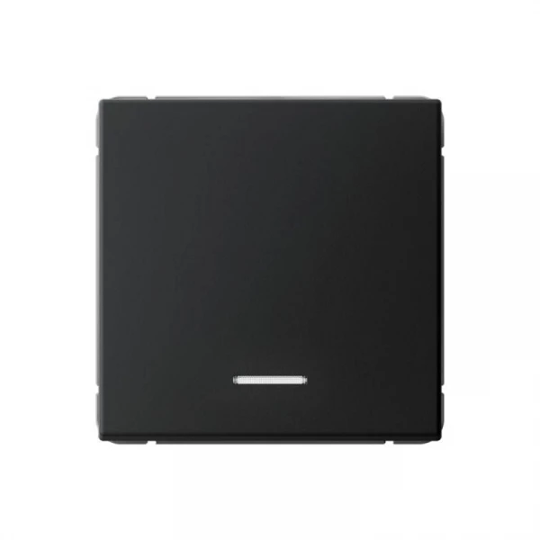 Выключатель 1-кл. ArtGallery 10AX с подсветкой быстрозажим. клем. механизм карбон SE GAL001013S ТехноИмпульс