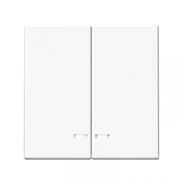 Выключатель 2-кл. ArtGallery (сх. 5а) 10AX с подсветкой быстрозажим. клем. механизм бел. SE GAL000153S ТехноИмпульс