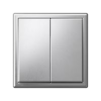 Выключатель 2-кл. ArtGallery 10AX быстрозажим. клем. механизм алюм. SE GAL000351S ТехноИмпульс