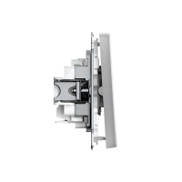 Выключатель 2-кл. ArtGallery 10AX быстрозажим. клем. механизм алюм. SE GAL000351S ТехноИмпульс