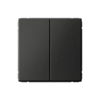 Выключатель 2-кл. ArtGallery 10AX быстрозажим. клем. механизм базальт SE GAL001451S ТехноИмпульс