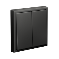 Выключатель 2-кл. ArtGallery 10AX быстрозажим. клем. механизм базальт SE GAL001451S ТехноИмпульс