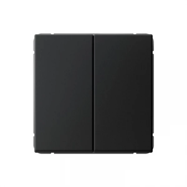 Выключатель 2-кл. ArtGallery 10AX быстрозажим. клем. механизм карбон SE GAL001051S ТехноИмпульс