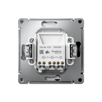 Выключатель 2-кл. ArtGallery 10AX быстрозажим. клем. механизм лотос SE GAL001351S ТехноИмпульс