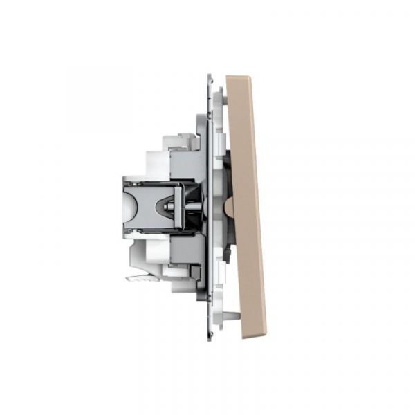 Выключатель 2-кл. ArtGallery 10AX быстрозажим. клем. механизм песочн. SE GAL001251S ТехноИмпульс