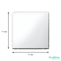 Переключатель 1-кл. ArtGallery 10AX быстрозажим. клем. механизм лотос SE GAL001361S ТехноИмпульс