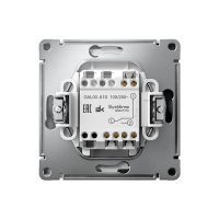 Переключатель 1-кл. ArtGallery 10AX быстрозажим. клем. механизм лотос SE GAL001361S ТехноИмпульс