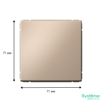 Переключатель 1-кл. ArtGallery 10AX быстрозажим. клем. механизм песочн. SE GAL001261S ТехноИмпульс