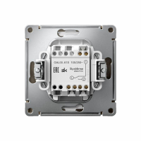 Переключатель 1-кл. ArtGallery 10AX быстрозажим. клем. механизм шампань SE GAL000561S ТехноИмпульс