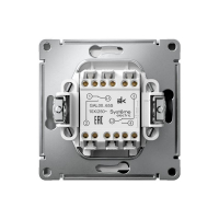 Переключатель 2-кл. ArtGallery 10AX быстрозажим. клем. механизм бел. SE GAL000165S ТехноИмпульс