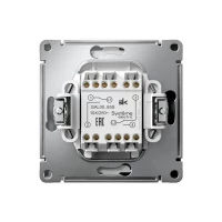 Переключатель 2-кл. ArtGallery 10AX быстрозажим. клем. механизм лотос SE GAL001365S ТехноИмпульс