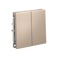 Переключатель 2-кл. ArtGallery 10AX быстрозажим. клем. механизм песочн. SE GAL001265S ТехноИмпульс