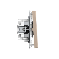 Переключатель 2-кл. ArtGallery 10AX быстрозажим. клем. механизм песочн. SE GAL001265S ТехноИмпульс