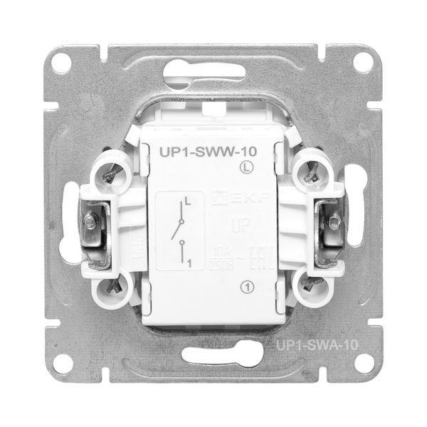 Выключатель 1-кл. СП Эпика механизм алюм. EKF UP1-SWA-10 ТехноИмпульс