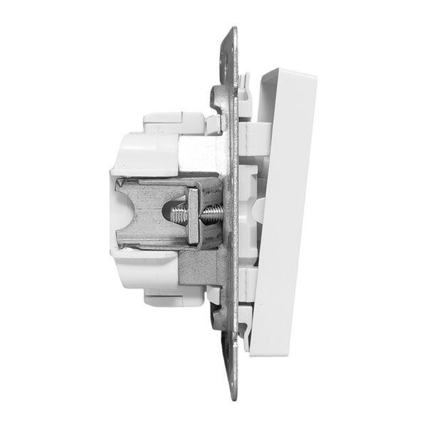 Выключатель 1-кл. СП Эпика механизм бел. EKF UP1-SWW-10 ТехноИмпульс