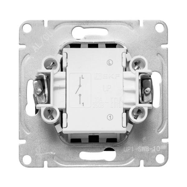 Выключатель 1-кл. СП Эпика механизм черн. EKF UP1-SWB-10 ТехноИмпульс