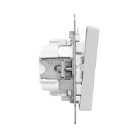 Выключатель 1-кл. СП Эпика с подсветкой механизм алюм. EKF UP1-SWA-14 ТехноИмпульс