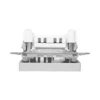 Выключатель 1-кл. СП Эпика с подсветкой механизм алюм. EKF UP1-SWA-14 ТехноИмпульс