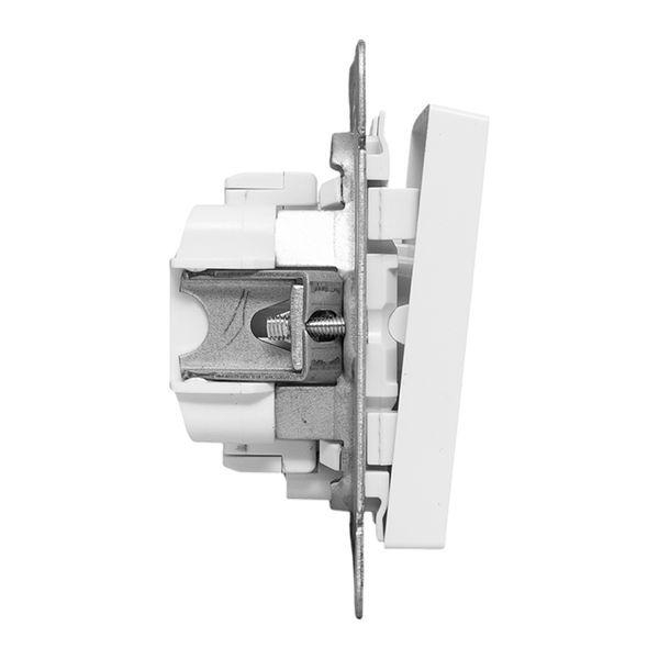 Выключатель 1-кл. СП Эпика с подсветкой механизм бел. EKF UP1-SWW-14 ТехноИмпульс