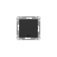 Выключатель 1-кл. СП Эпика с подсветкой механизм черн. EKF UP1-SWB-14 ТехноИмпульс