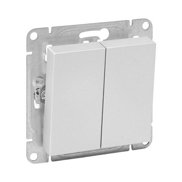 Выключатель 2-кл. СП Эпика механизм алюм. EKF UP1-SWA-20 ТехноИмпульс