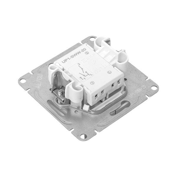 Выключатель 2-кл. СП Эпика механизм алюм. EKF UP1-SWA-20 ТехноИмпульс