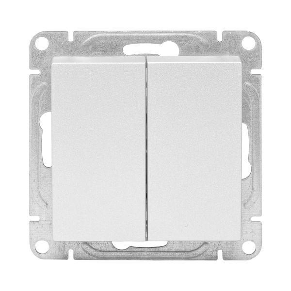 Выключатель 2-кл. СП Эпика механизм алюм. EKF UP1-SWA-20 ТехноИмпульс