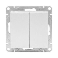 Выключатель 2-кл. СП Эпика механизм алюм. EKF UP1-SWA-20 ТехноИмпульс