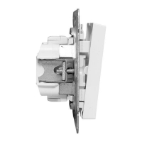 Выключатель 2-кл. СП Эпика механизм бел. EKF UP1-SWW-20 ТехноИмпульс